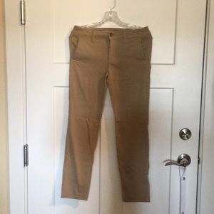 AE khaki jeggings